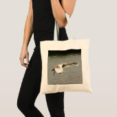 Tote Bag Jeune cygne d'atterrissage (Devant (produit))