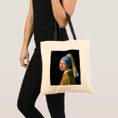 Tote Bag Jeune fille à oreille perle, Johannes Vermeer, 166 (Devant (produit))