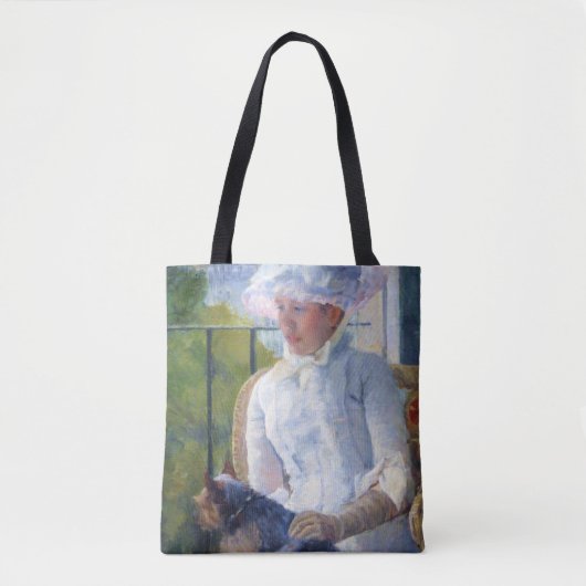 Tote Bag Jeune fille et son chien, Mary Cassatt (Devant)