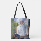 Tote Bag Jeune fille et son chien, Mary Cassatt (Dos)
