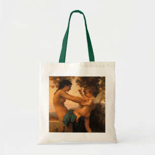 Tote Bag Jeune fille se défendant contre Cupidon de Bouguer