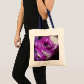 Tote Bag Jeune mariée de rose de pourpre (Devant (produit))