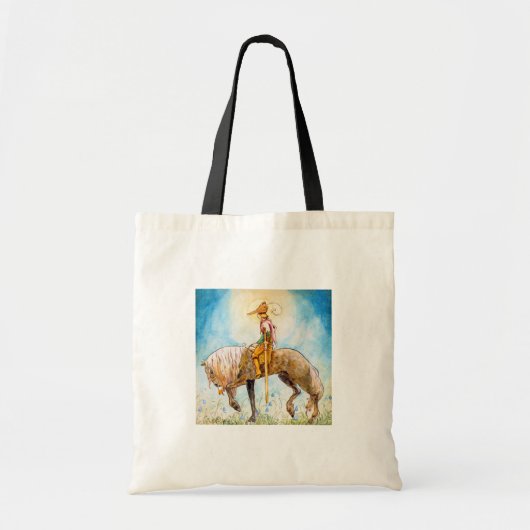 Tote Bag Jeune prince sur un cheval (Devant)