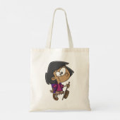 Tote Bag Jeune randonneuse joueuse exploratrice de la natur (Dos)