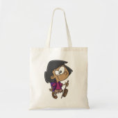 Tote Bag Jeune randonneuse joueuse exploratrice de la natur (Devant)
