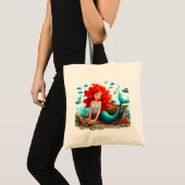 Tote Bag Jeune sirène (Devant (produit))
