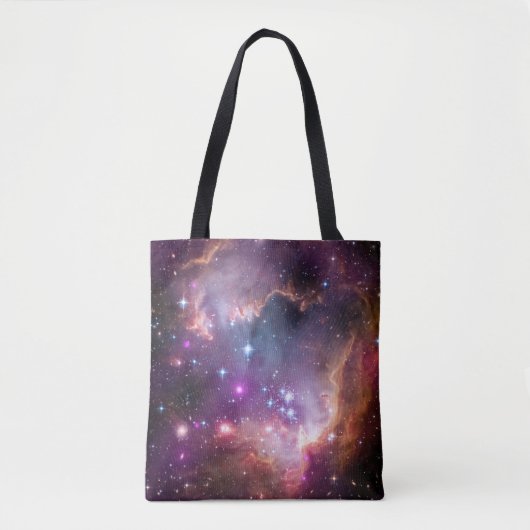 Tote Bag Jeunes Étoiles Dans Le Petit Nuage Magellanique. (Devant)