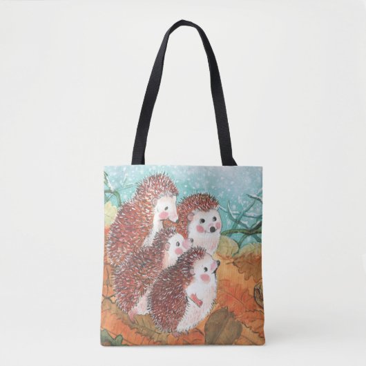 Tote Bag Jeunes hérissons (Devant)