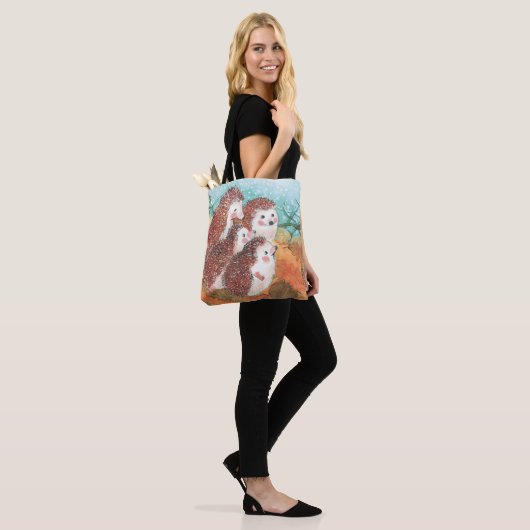 Tote Bag Jeunes hérissons (Sur le modèle)