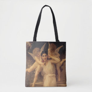 Tote Bag Jeunesse par Bouguereau, Portrait d'anges victorie