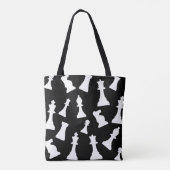 Tote Bag Jeux d'échecs conception (Dos)