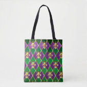 Tote Bag Jewelry Background Mardi Gras (Devant)