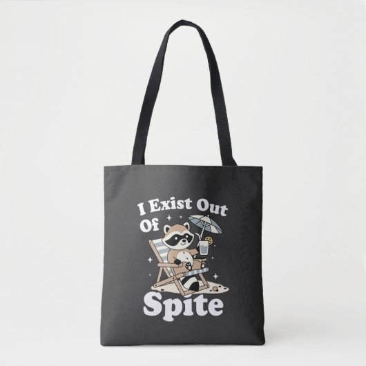 Tote Bag J'existe malgré tout (Devant)
