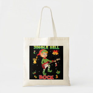 Tote Bag Jingle Bell Rock Rockin' Christmas Elf Jouer Gui