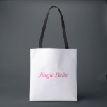 Tote Bag Jingle Bells Fête de Noël Shopping-Fourre-tout<br><div class="desc">Jingle Bells Fête de Noël Shopping-Fourre-tout Sac fourre-tout. L'hôtel A Shoulder Fourre-tout présente un design de sac fourre-tout classique, caractérisé par un toit ouvert et un intérieur spacieux. Cette courroie permet au sac d'être transporté confortablement sur l'épaule, offrant ainsi une option de transport mains libres. Les totes à épaulettes sont...</div>