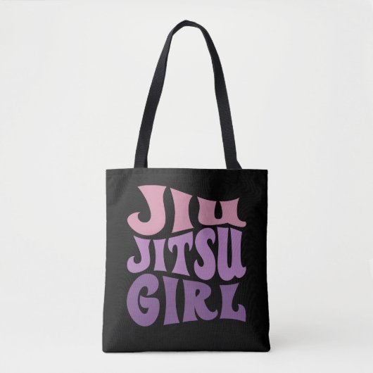Tote Bag Jiu Jitsu Fille Arts Martiaux Drôle Cadeau (Devant)