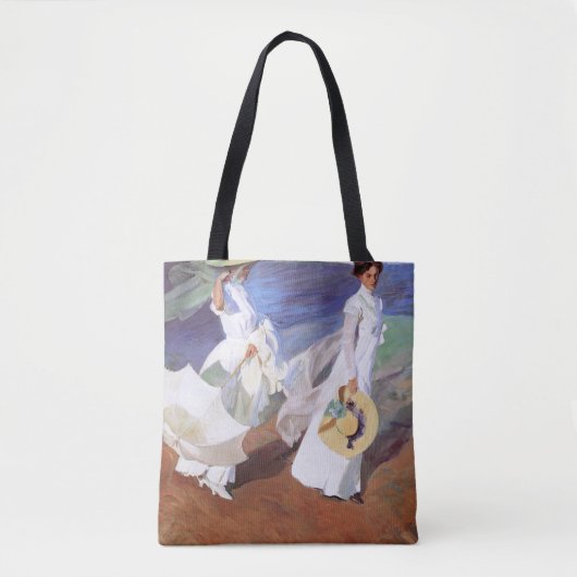 Tote Bag Joaquin Sorolla Femmes Promenade Plage (Devant)