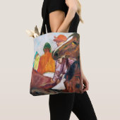 Tote Bag Jockey et cheval, Edgar Degas (De près)
