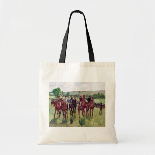 Tote Bag Jockeys et chevaux de course, Edgar Degas (Devant)
