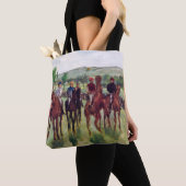 Tote Bag Jockeys et chevaux de course, Edgar Degas (De près)