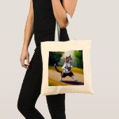 Tote Bag Jogging de chat (Devant (produit))