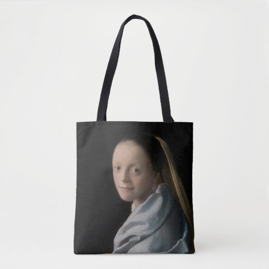 Tote Bag Johannes Vermeer - Étude d'une jeune femme (Devant)