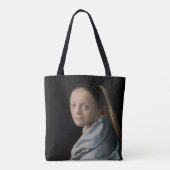 Tote Bag Johannes Vermeer - Étude d'une jeune femme (Dos)