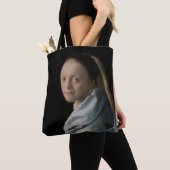 Tote Bag Johannes Vermeer - Étude d'une jeune femme (De près)
