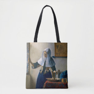Tote Bag Johannes Vermeer - Femme avec un lanceur d'eau