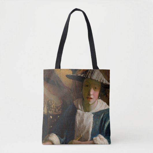 Tote Bag Johannes Vermeer - Fille avec une Flûte (Devant)