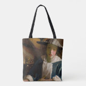 Tote Bag Johannes Vermeer - Fille avec une Flûte (Dos)