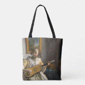 Tote Bag Johannes Vermeer - Guitare (Dos)