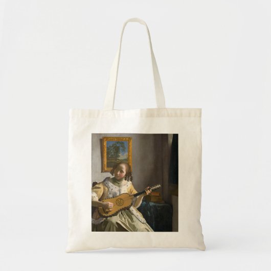 Tote Bag Johannes Vermeer - Guitare (Devant)