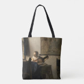 Tote Bag Johannes Vermeer - Jeune femme avec un trait (Dos)