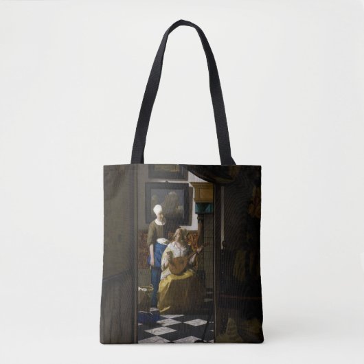 Tote Bag Johannes Vermeer - La lettre d'amour (Devant)