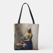 Tote Bag Johannes Vermeer - La Milkmaid (Dos)
