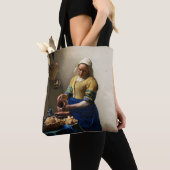 Tote Bag Johannes Vermeer - La Milkmaid (De près)