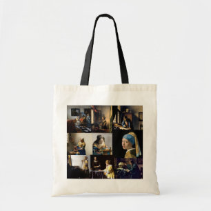 Tote Bag Johannes Vermeer - Patchwork de chefs-d'oeuvre