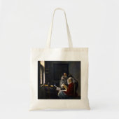 Tote Bag Johannes Vermeer - Une fille interrompue à sa musi (Devant)