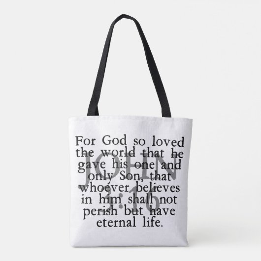 Tote Bag John 3:16 (Dos)