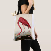 Tote Bag John James Audubon, Flamant rose américain, (De près)