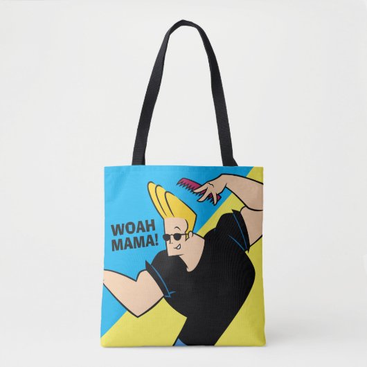Tote Bag Johnny Bravo Combing Hair (Devant)