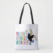 Tote Bag Johnny Bravo - Do The Monkey With Me!