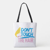 Tote Bag Johnny Bravo - Don't Touch The Hair Graphic (Dos)