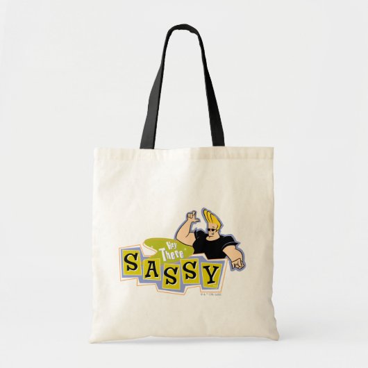 Tote Bag Johnny Bravo - Hey There Sassy (Devant)