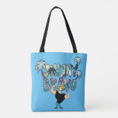 Tote Bag Johnny Bravo Palm Tree Name (Dos)