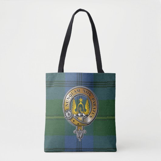 Tote Bag Johnstone Tartan & Badge (Devant)