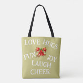 Tote Bag Joie de Noël Fourre-tout (Dos)
