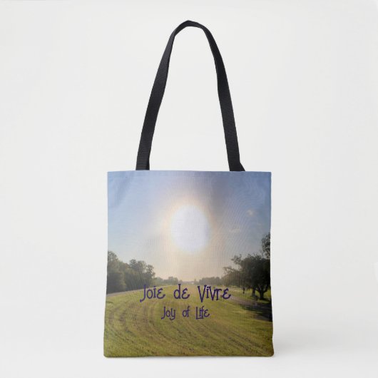 Tote Bag Joie de vivre Navy (Devant)
