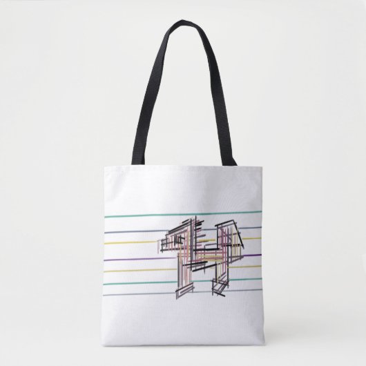 Tote Bag Joie d'été loup (Devant)